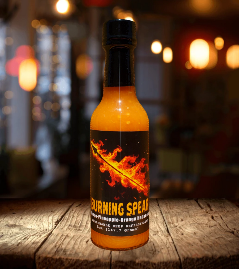 Burning Spear Hot Sauce 5oz