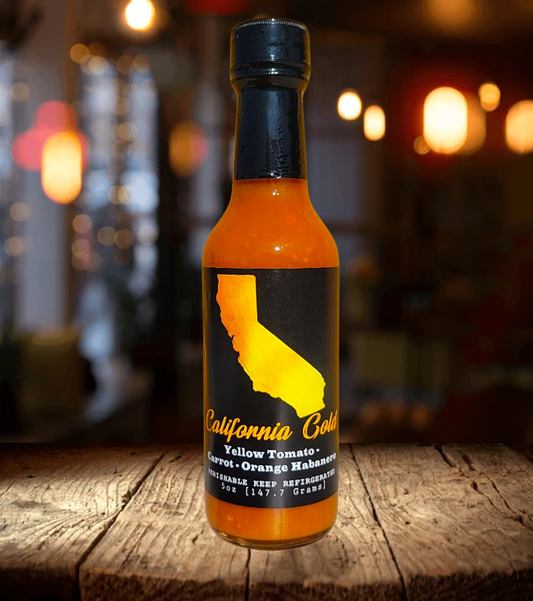 California Gold Hot Sauce 5oz