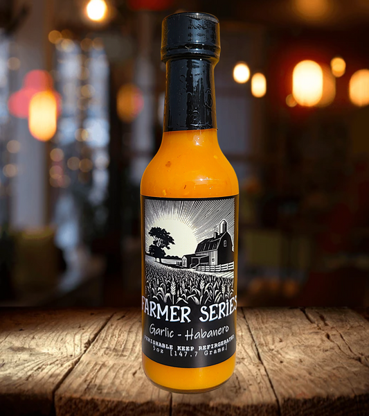 Farmer Series: Garlic-Habanero Hot Sauce 5oz